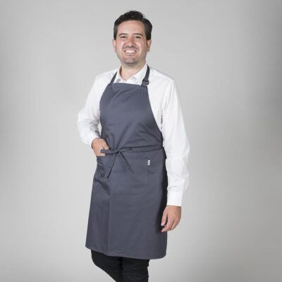 Delantal con Peto y Bolsillo Sarga Poliéster Gary's (116100)