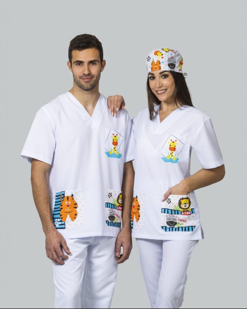 Casaca Sanitaria Con Dibujos Animales Magasa ( SX29RW01 )