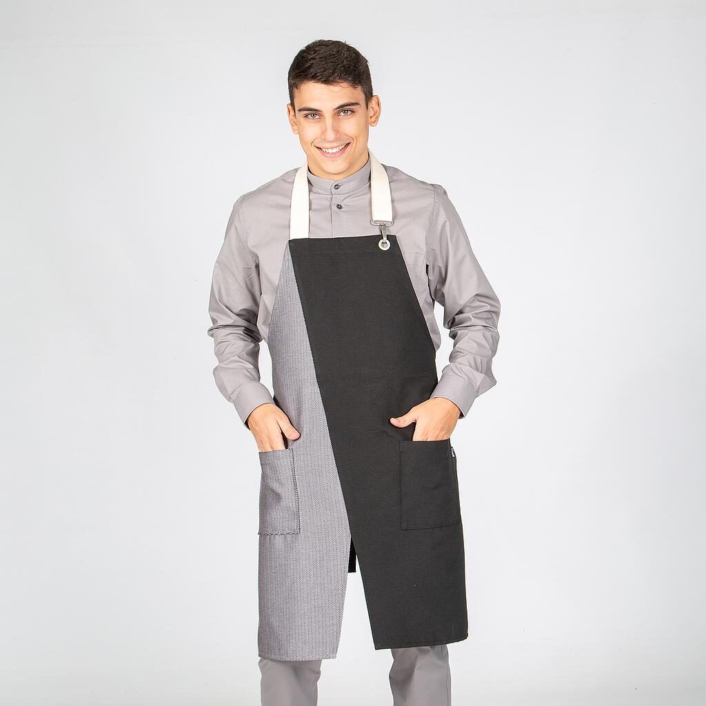 Delantal Con Peto Negro Combi Gary´s ( 100007 )
