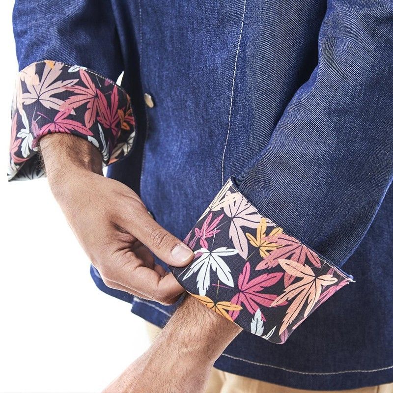 Chaqueta De Cocina Hombre Al Dente Fusión Textil R ( CC1416 DP28 ) - Imagen 4