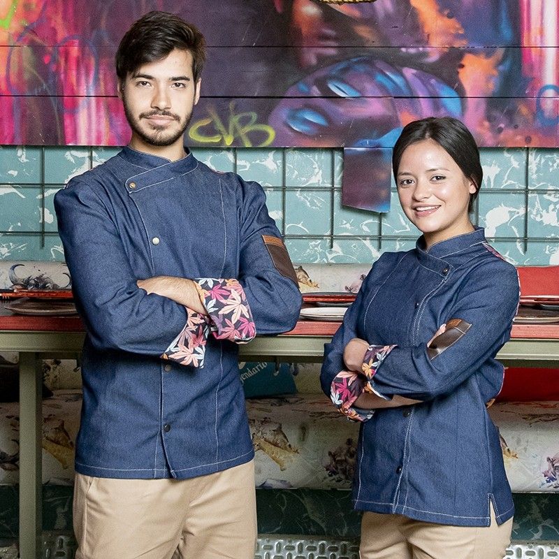 Chaqueta De Cocina Mujer Al Punto Fusión Textil R ( CC1466 DP28 ) - Imagen 3