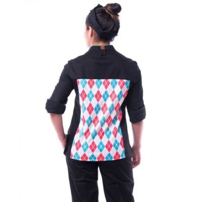 Chaqueta De Cocina Mujer Braseada Textil R ( CC1467 DP32 )