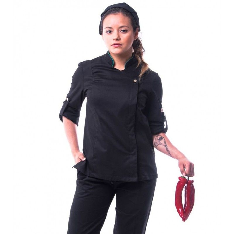 Chaqueta De Cocina Mujer Braseada Textil R ( CC1467 DP32 ) - Imagen 3
