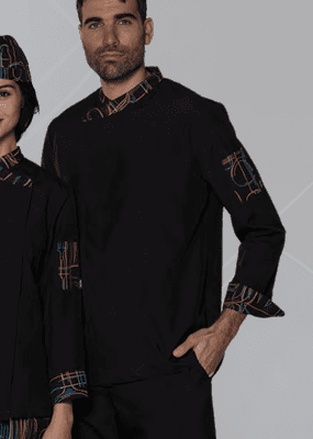 Chaqueta Hombre Microfibra Detalle Estampado Magasa  (LX39RP-01)