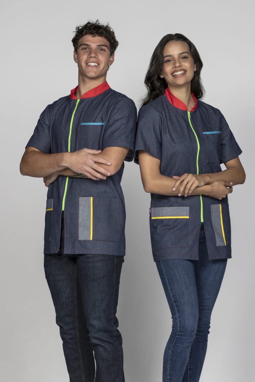Casaca Unisex Vaquera Manga Corta Magasa (2556VÑ01)