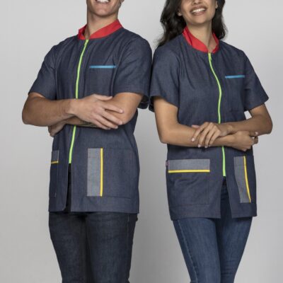 Casaca Unisex Vaquera Manga Corta Magasa (2556VÑ01)