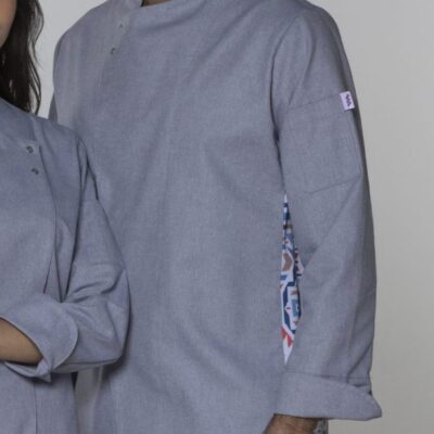 Chaqueta Cocina Hombre Detalle Sublimado Étnico Magasa (LX31P9-01)