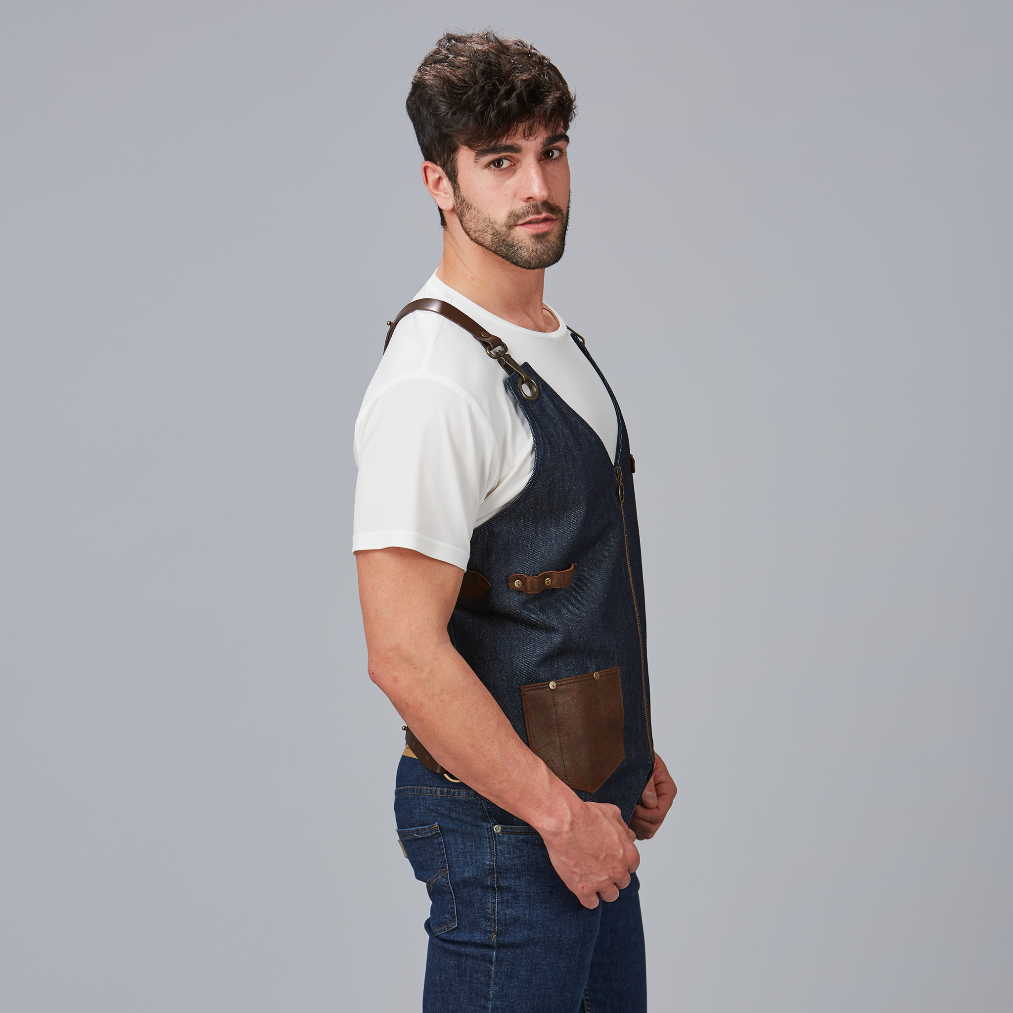 Chaleco Unisex Vaquero y Piel Kurume Gary´s (950008) - Imagen 3