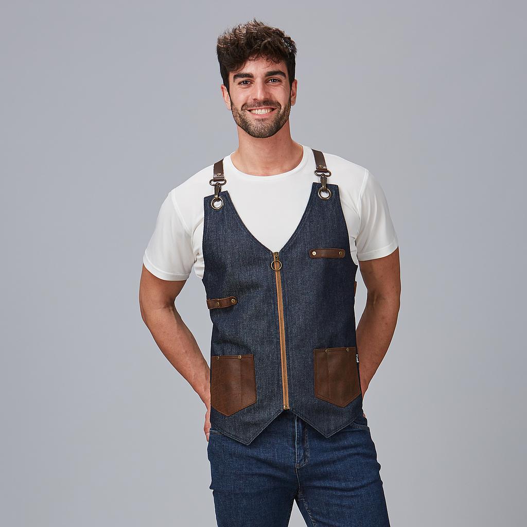 Chaleco Unisex Vaquero y Piel Kurume Gary´s (950008)