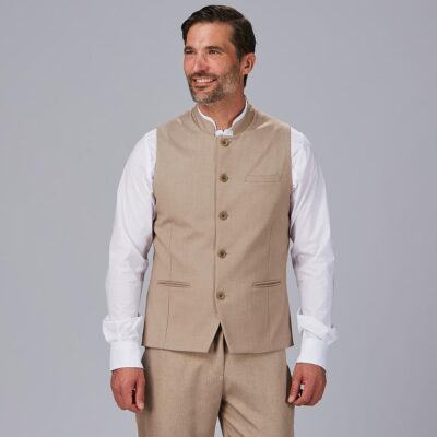 Chaleco Hombre Cuello Mao Giron Gary´s (950012)