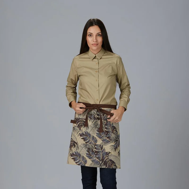 Delantal corto estampado Flores Gary's 100043