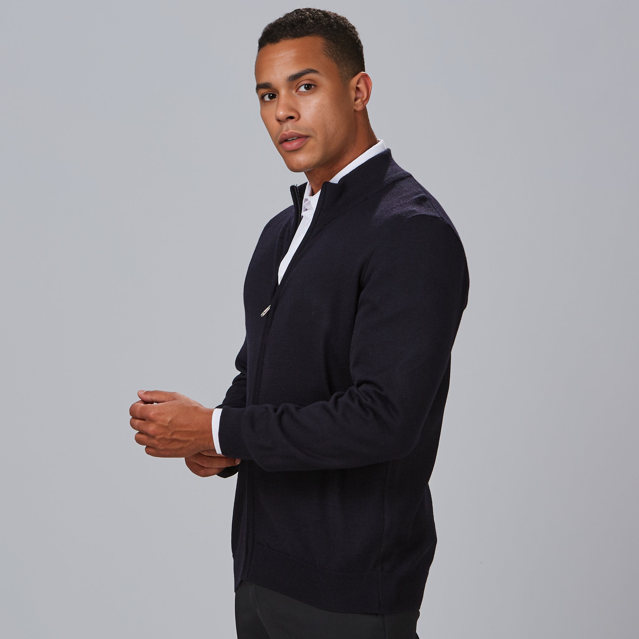 Cardigan Hombre Punto Fino Con Cremallera Gary´s (103200) - Imagen 9