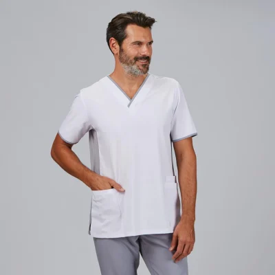 Blusa Hombre Escote Pico Combinada M/C Gael Gary´s (600103)