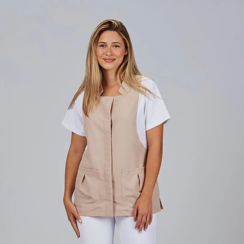 Blusa Mujer Boton Oculto M/C Carmina Gary´s (600112)