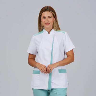 Blusa Mujer Abierta Cuello Mao M/C Judit Gary´s (600116)