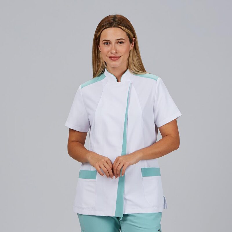 Blusa Mujer Abierta Cuello Mao M/C Judit Gary´s (600116)