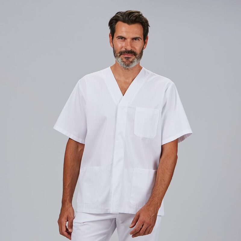 Blusa Hombre Sanitaria Boton Presion M/C Gary´s (617901)