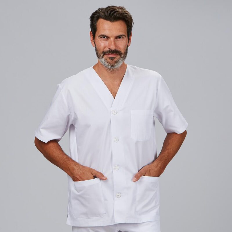 Blusa Sanitaria Unisex Gary's 650101 de manga corta