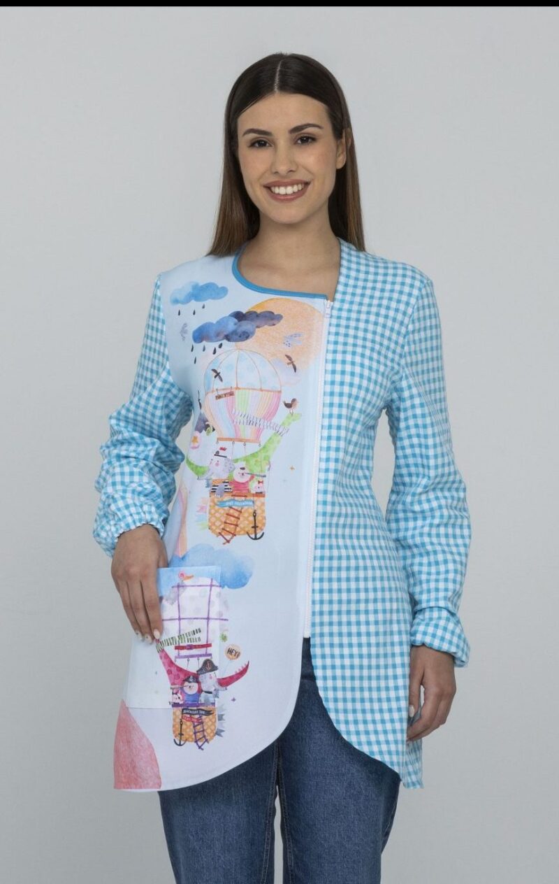 Bata corta Globo Dinos Magasa para maestra