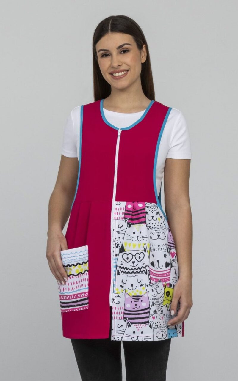 Pichi Gatitos Fucsia Magasa para maestra