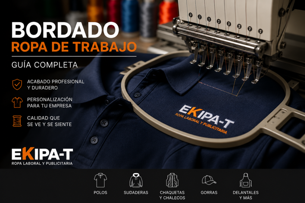 Bordado de ropa de trabajo realizado por EKIPA-T