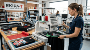 Personalizar ropa laboral mediante bordado, serigrafía y vinilo