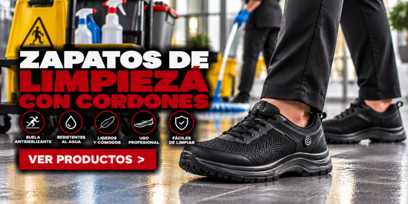Zapatos de Limpieza con Cordones