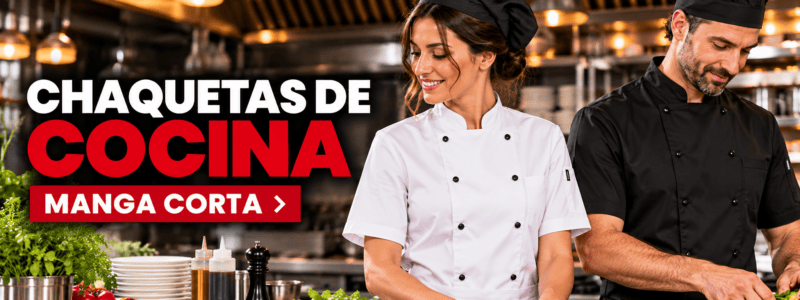 Chaquetas de Cocina Manga Corta