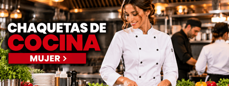 Chaquetas de cocina mujer